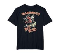 Iron Maiden Run to The Hills Camiseta, Hombre Tallas Grandes, Negro, 3X Alto