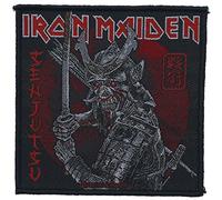 Iron Maiden Senjutsu Unisex Parche negro/rojo 100% poliéster