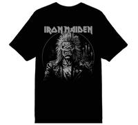 Iron Maiden Smoke Hombre Camiseta Negro 3XL 100% algodón Vorne Bedruckt Regular