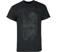 Iron Maiden Somewhere In Time Hombre Camiseta Negro 100% algodón Regular