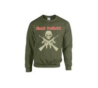 Iron Maiden Sudadera 'Iron Maiden Eddie Soldier Sweatshirt' verde XL EUR