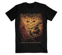 Iron Maiden - T-Shirt # L Black Unisex # Ghost of the Navigator