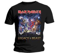 Iron Maiden - T-Shirt # L Black Unisex # Legacy of the Beast