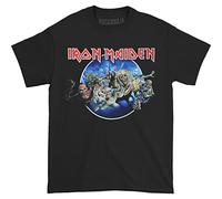 Iron Maiden - T-Shirt # L Black Unisex # Wasted Years Circle