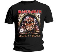 Iron Maiden - T-Shirt # L Unisex Black # Legacy Aces