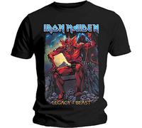Iron Maiden - T-Shirt # L Unisex Black # Legacy of the Beast 2 Devil