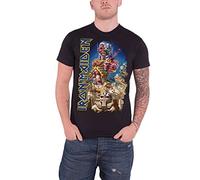 Rock Off Trade Camiseta Iron Maiden Somewhere Back in Time Negra Unisex Talla M