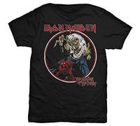 Iron Maiden - T-Shirt # M Ladies White # Hand Drawn Logo