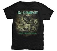 Iron Maiden - T-Shirt # S Black Unisex # from Fear to Eternity Distressed