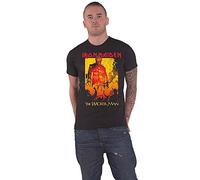 Iron Maiden - T-Shirt # S Black Unisex # the Wicker Man Fire