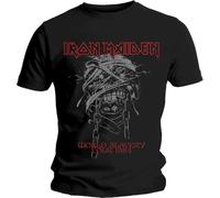 Iron Maiden - T-Shirt # Xl Unisex Black # World Slavery 1984 Tour