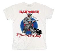Iron Maiden - T-Shirt # Xxl Unisex White # Chicago Mutants