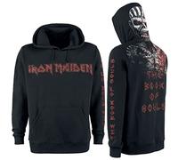 Iron Maiden The Book of Souls Eddie Hombre Sudadera con Capucha Negro