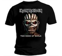 Iron Maiden The Book of Souls Oficial Camiseta para Hombre (Large)