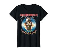 Iron Maiden The Evil That Men Do Camiseta, Mujer, Negro, XS