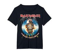 Iron Maiden The Evil That Men Do Camiseta, Mujer Tallas Grandes, Negro, 1XL Grande