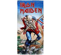 Iron Maiden The Trooper - Toalla de baño Unisex (100% algodón, 75 x 150 cm), diseño de Bandas