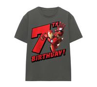 Iron Man Camiseta 7 Cumpleaños para Mujer (TV25314)