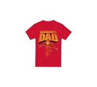 Iron Man Camiseta Invincible Dad Volador Día del Padre para Hombre (TV3569)