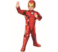 Iron Man - Disfraz Deluxe Diseño Músculo Niños