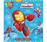 Iron Man. Gioca e impara a conoscerli. Libro maxi puzzle. Ediz. a colori