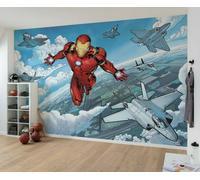 Iron Man Pared Mural Gigante Foto Papel Pintado 2.8x4m Marvel Fan Idea Regalo