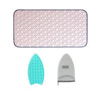 Iron Mat For Ironing - Table Top Portable Heat Resistant Ironing Pad, Foldable Travel Íroning Blanket, Sewing Quilting Pressing Mat For Clothes Care Use with Dryer Steamer Washer Home Door