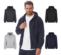 Iron Mountain Sudadera con Capucha para Hombre, respetuosa con el Medio Ambiente, Forro Polar Suave, Flexible, cómoda, con Cremallera, con Capucha, Marina Militare, 2XL