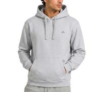 Iron Mountain Sudadera con Capucha de Forro Polar Suave para Hombre, Parte Superior ecológica con Hilo Reciclado recuperado, Gris Claro Jaspeado, 4XL
