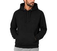 Iron Mountain Sudadera Hombre con Capucha Fleece - Hoodie Algodón Ligero y Cálido con Bolsillo Canguro, Sudadera Workwear para Deporte y Uso Diario (Negro, 4XL)
