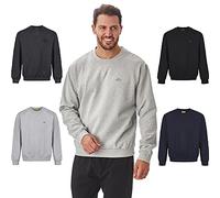 Iron Mountain IMSWT205 Sudadera de Cuello Redondo para Hombre con Hilo Reciclado Respetuoso con el Medio Ambiente, Anti-Pilling, Flexible, cómoda y con Suave Forro de vellón, Gris Claro marmoleado, M