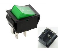 Iron Muscle Interruptor basculante para nevera Dometic Electrolux, 240 V, color verde