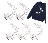 Iron On Patches - 31 x 22 cm Embroidery Blossom Fabric Repair Set