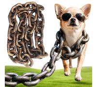 Iron Paw Chain Leash, Big Chain Leash For Small Dog Funny, Iron Paw Leashs Funny, Plastic Imitating Irons Chains Looks Strong and Heavy For Small Dog/Cat Photo Props (C-1.5M/59IN)
