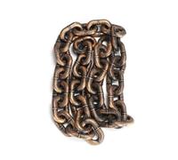 Iron Paw Chain Leash, Lightweight Big Chain Leash for Small Dog Funny, Dog Traction Simulation Iron Plastic (5M,Antique Bronze)