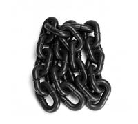 Iron Paw Chain Leash, Lightweight Big Chain Leash for Small Dog Funny, Dog Traction Simulation Iron Plastic (3M,Black)