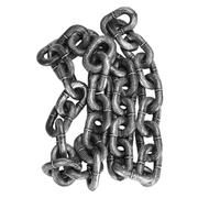 Iron Paw Chain Leash, Lightweight Big Chain Leash for Small Dog Funny, Dog Traction Simulation Iron Plastic (3M,Silver)