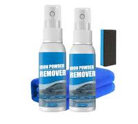 Iron Powder Remover Spray, Multi-Functional Quick-Acting Rust Removal Spray for Tools, Car, Hardware (30ML,2Pcs)