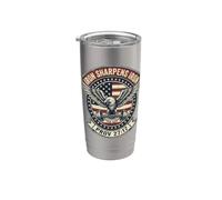 Iron Sharpens Iron Christian Men Bible Scripture Gym Workout Vaso térmico de acero inoxidable de doble pared