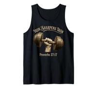 Iron Sharpens Iron Proverbs 27 17 Camiseta sin Mangas