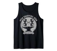 Iron Sharpens Iron Proverbs 27 17 Camiseta sin Mangas