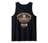 Iron Sharpens Iron Proverbs 27 17 Camiseta sin Mangas