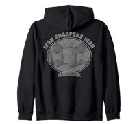 Iron Sharpens Iron Proverbs 27 17 Sudadera con Capucha