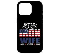 IRON Sherpa WIFE Triatleta Triatleta - Haul Cheer Kiss Carcasa para iPhone 16 Pro