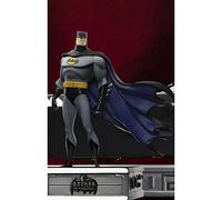 Iron Studio Batman Animado - Batman y Batmobile - Estatuilla ArtScale Deluxe 1/10