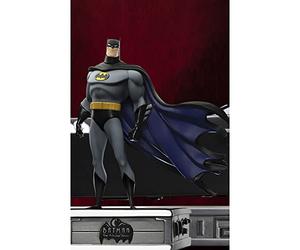 Iron Studio Batman Animado - Batman y Batmobile - Estatuilla ArtScale Deluxe 1/10