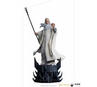 Iron studio figura art scale el señor de los anillos saruman