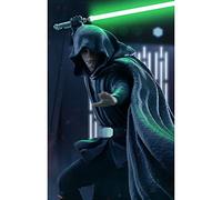 Iron Studios BDS: The Mandalorian - Luke Skywalker Combat Version Art Scale Statue (1/10) (LUCSWR52421-10)