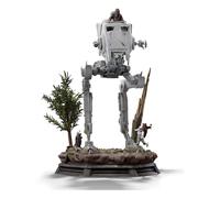 Iron studios demi scale 1/20 at-st y chewbacca - star wars grey polyst
