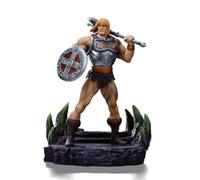 Iron Studios Estatua coleccionable a escala 1/10 He Man (versión Battle Armade) - Masters of The Universe Polystone Resin Multicolor 23.1 cm